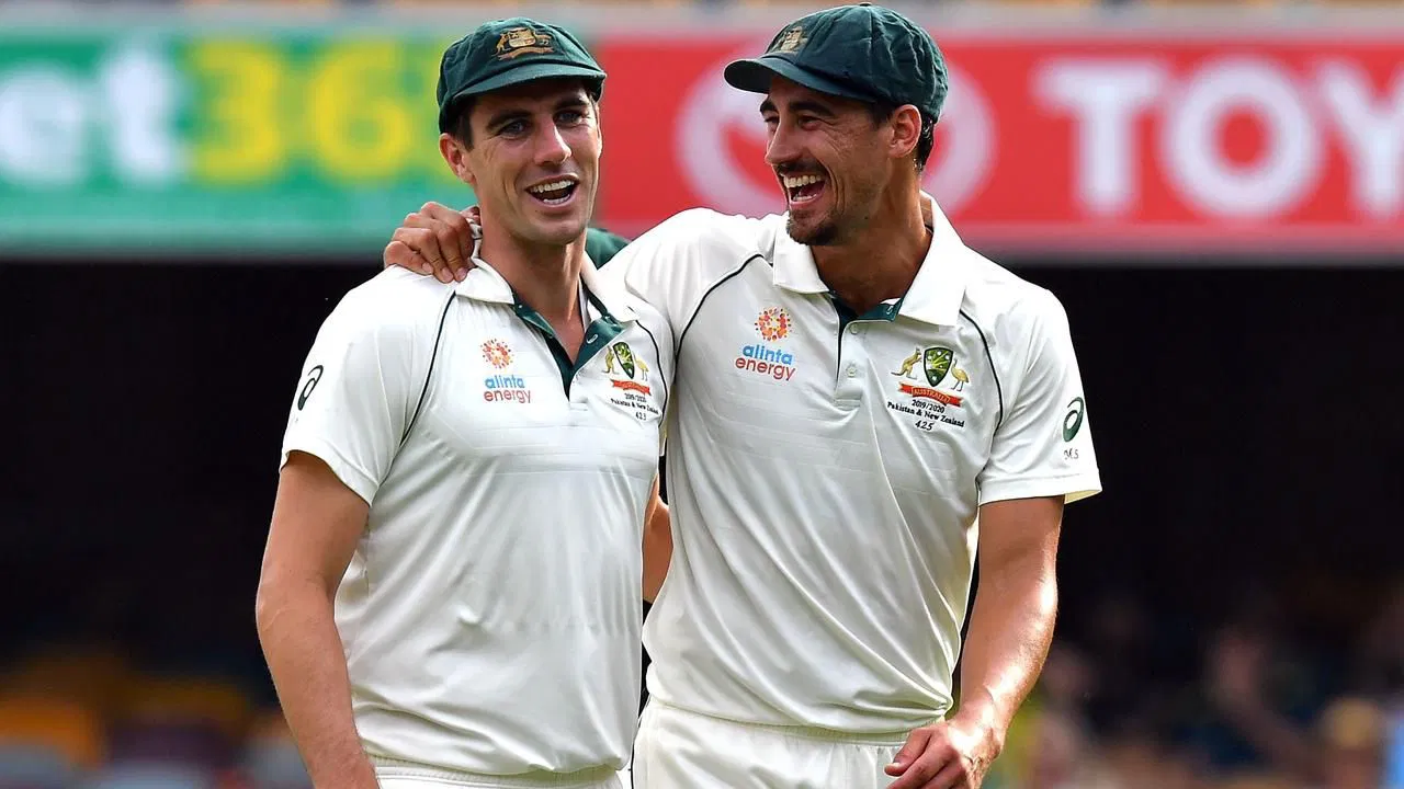 Pat Cummins Mitchell Starc Ashes