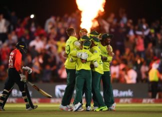 South Africa wins first T20I