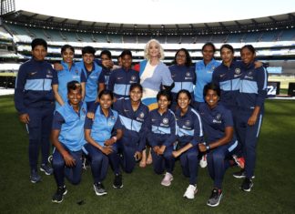 Katy Perry met with Indian women's team