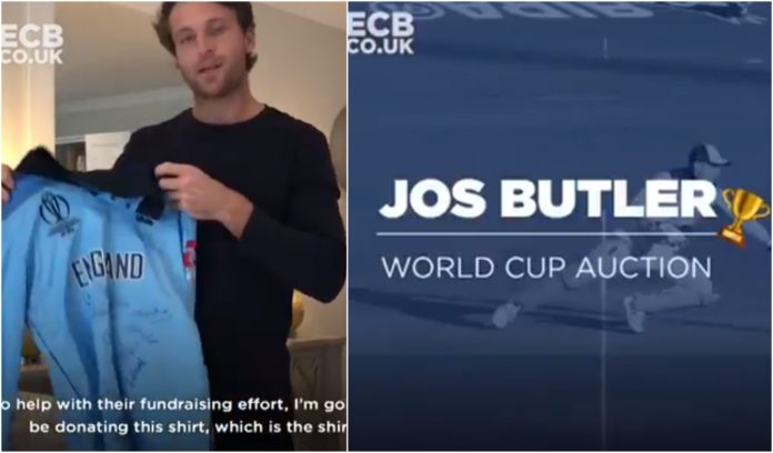Jos Buttler Auctions World Cup Final Shirt To Raise Funds In Fight Against Coronavirus
