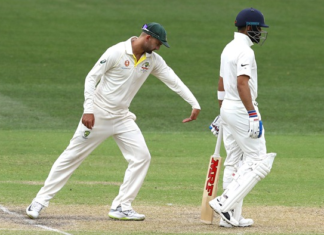 Nathan Lyon pictures Virat Kohli playing sans crowd during India’s tour of Australia 2020-21
