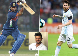 Suresh Raina draws out similarities between Lionel Messi and Sachin Tendulkar