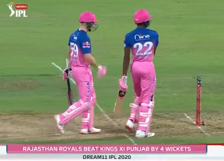 Rajasthan Royals win by 4 wickets