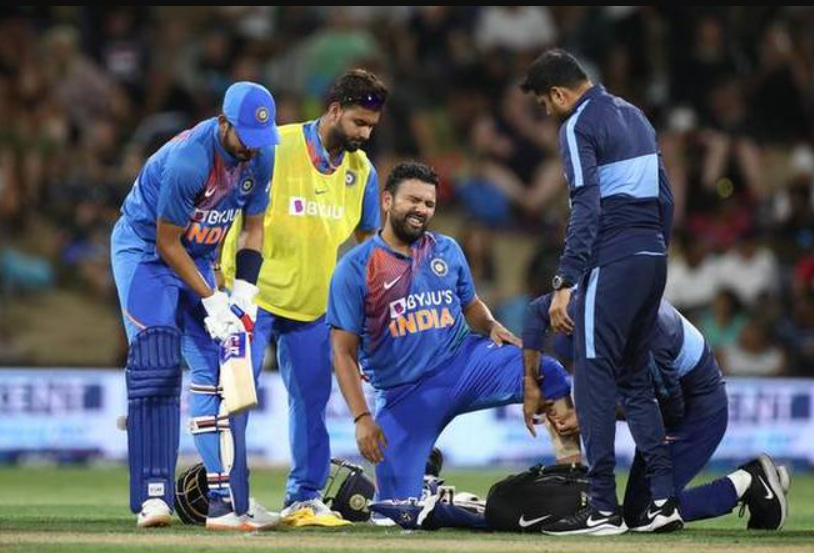 Rohit Sharma hamstring Injury during New Zealand tour