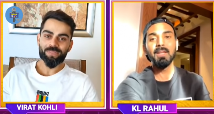 Virat Kohli KL Rahul Instagram live chat