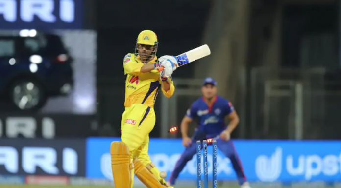 MS Dhoni dismissed for duck against DC in IPL 2021