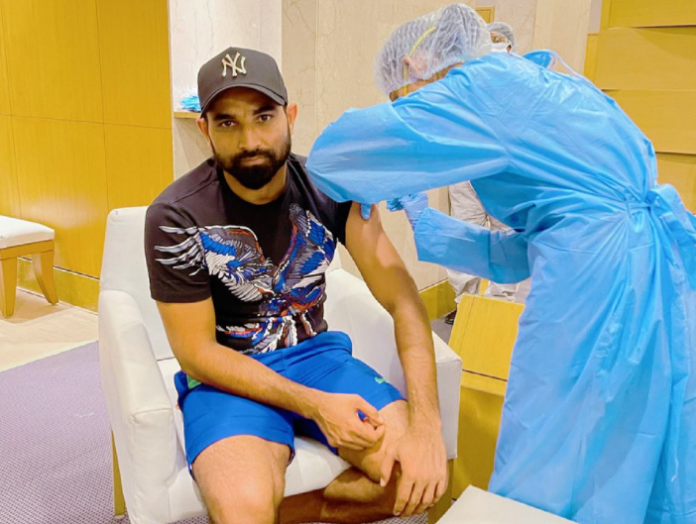 Shami got his first dose of Vaccine ahead of England tour