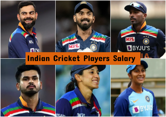 indian cricket players salary