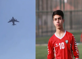 Zaki Anwari - a young Afghan footballer dies in fall from plane