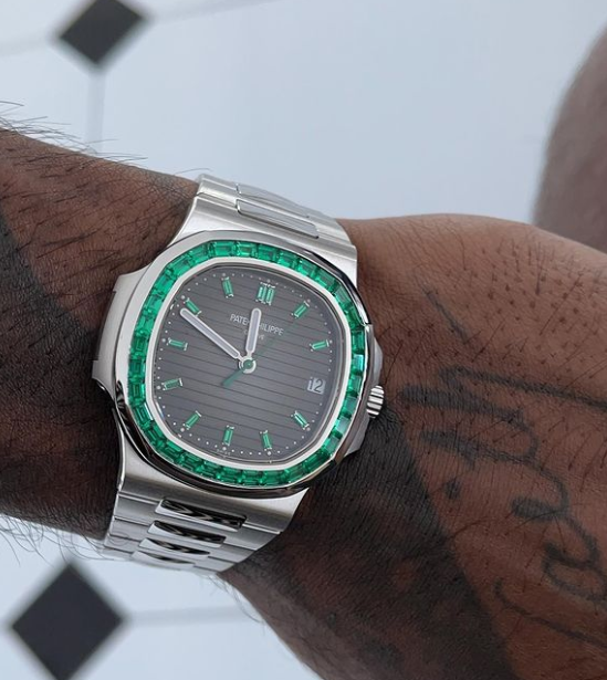 Hardik Pandya's Patek Philippe Nautilus Platinum 5711 watch
