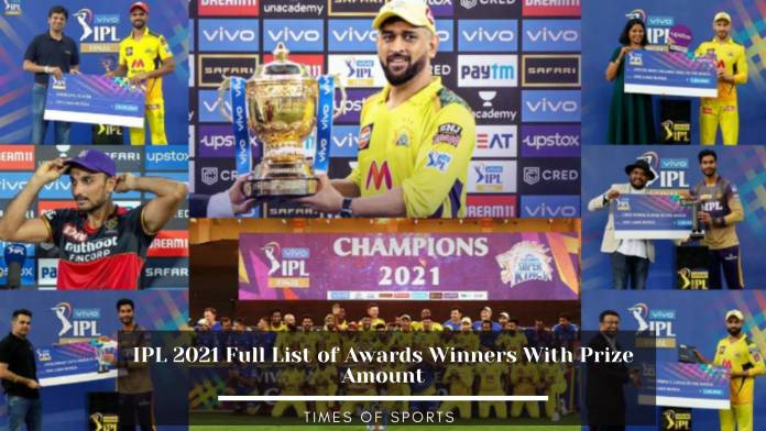 IPL 2021 Awards List