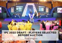 IPL 2022 Draft