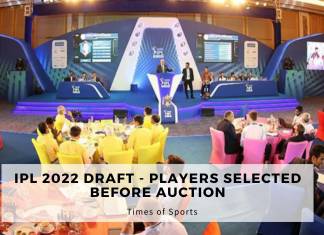 IPL 2022 Draft