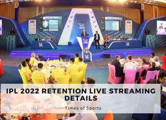 IPL 2022 Retention Live Streaming