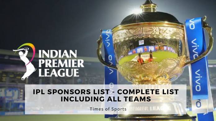 IPL Sponsors List