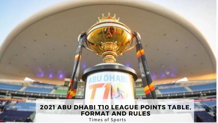 Abu Dhabi T10 League Points Table 2021