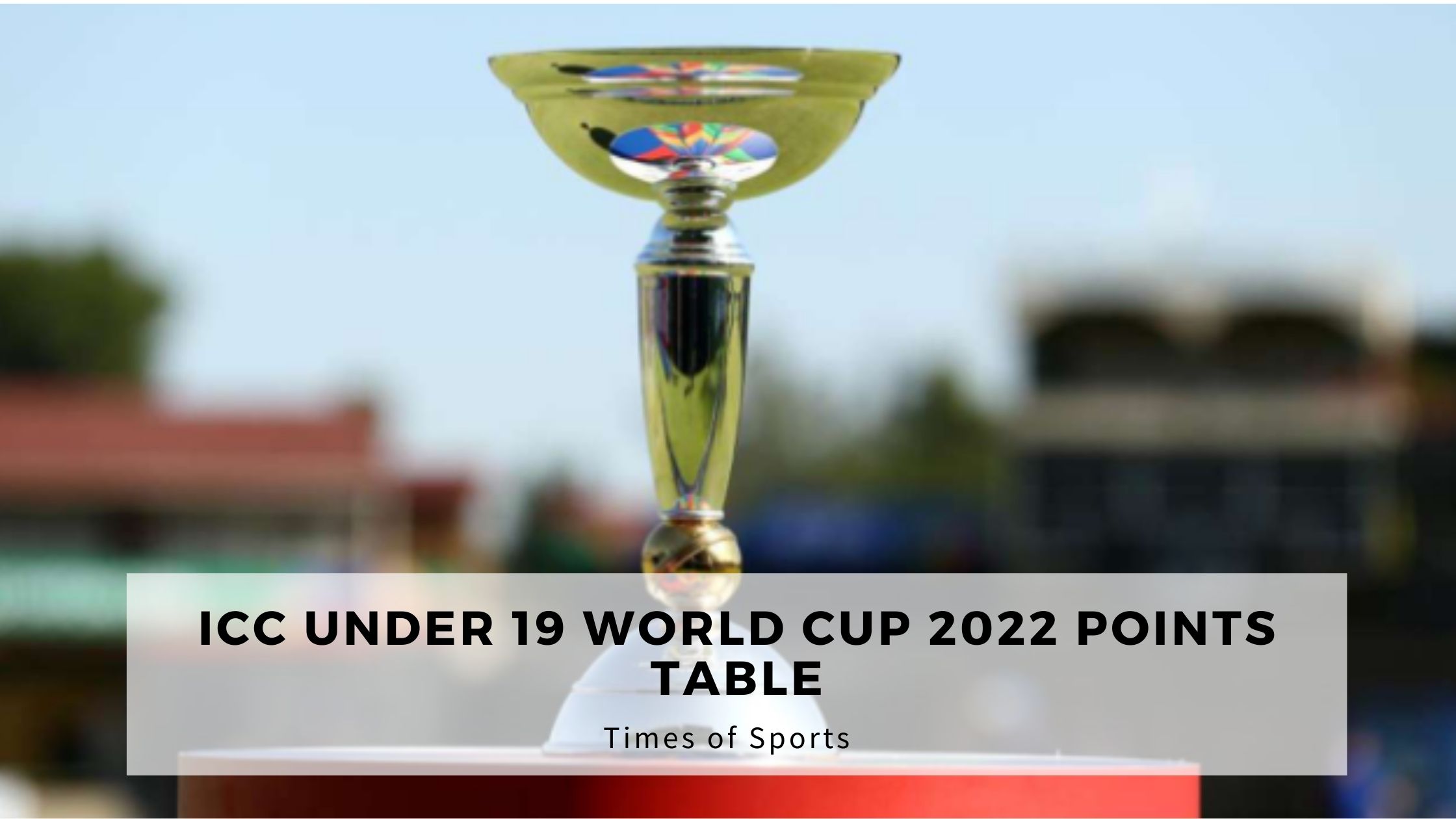 ICC Under 19 World Cup 2022 Points Table, Rules and Qualified Teams