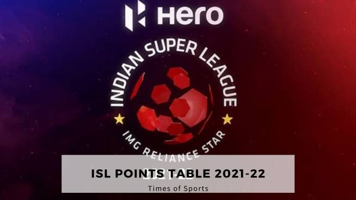 ISL 2021 Points Table Rules