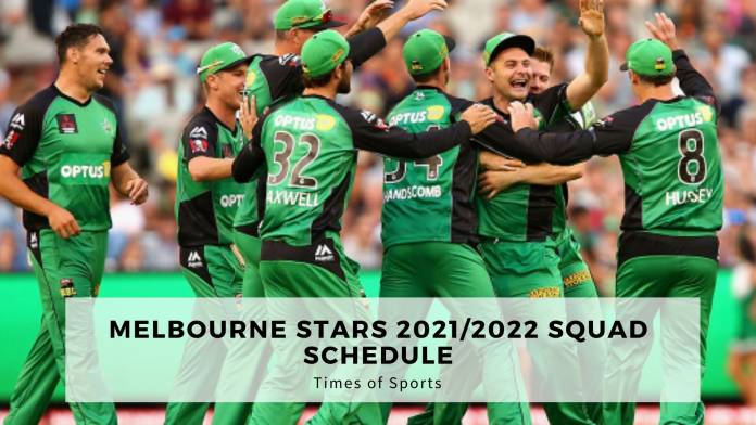 Melbourne Stars 2021/2022 Squad Schedule