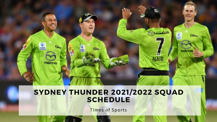 Sydney Thunder 2021/2022 Squad