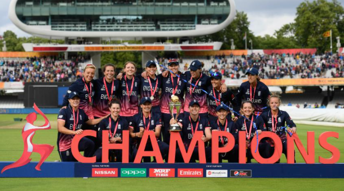 England won the 2017 ICC women's World Cup 