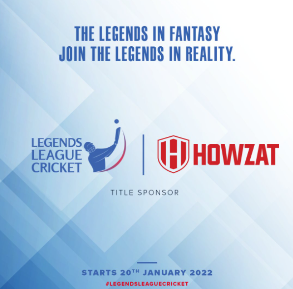 Title sponsor of the Legends League Cricket 2022