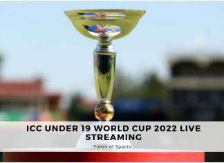 ICC Under 19 World Cup 2022 Live Streaming