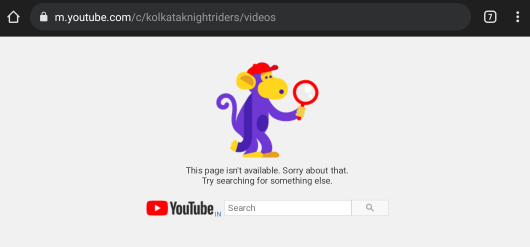 KKR YouTube Channel Hacked
