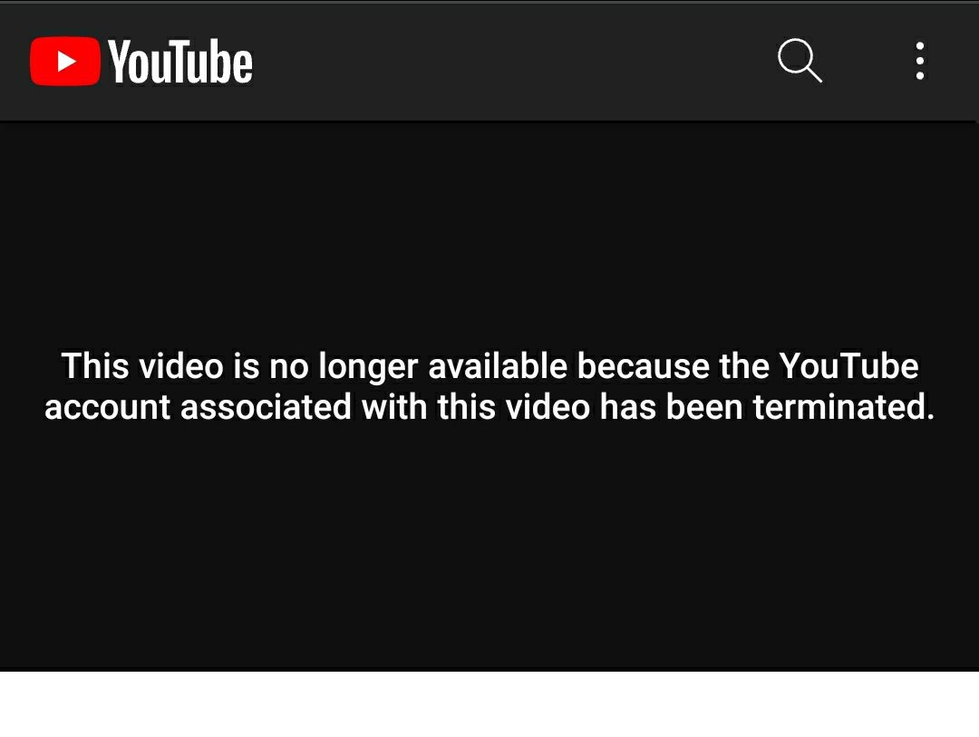 Kolkata Youtube account terminated