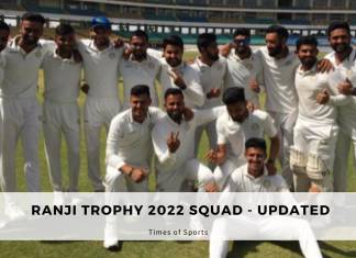 Ranji Trophy 2022 Squad