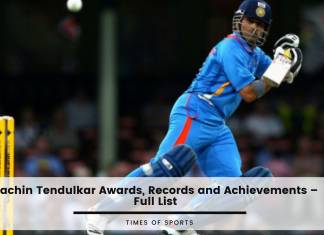 Sachin Tendulkar Awards Records and Achievements