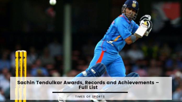 Sachin Tendulkar Awards Records and Achievements
