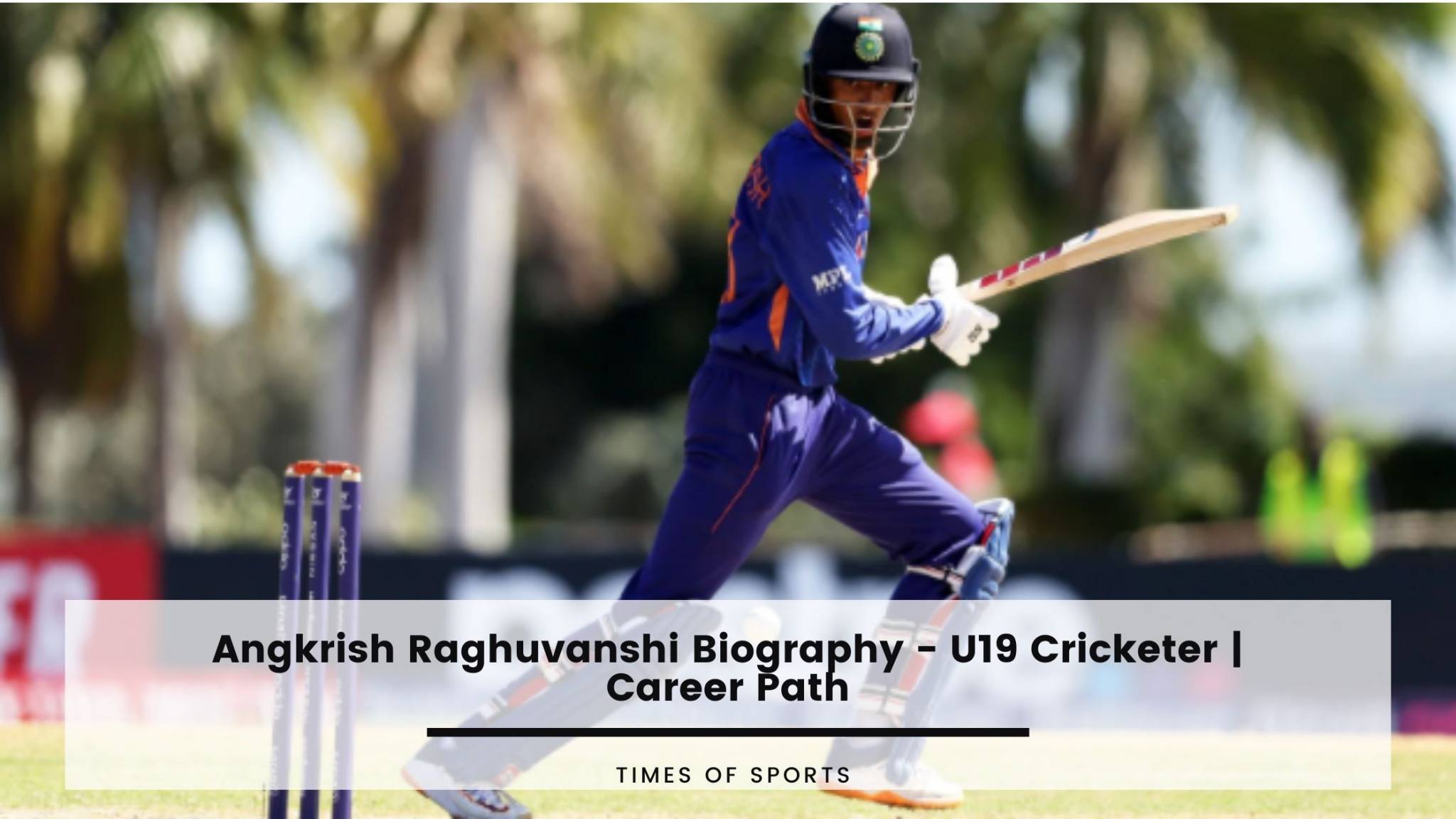Angkrish Raghuvanshi Biography U19 Cricketer Career Path