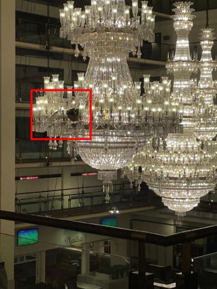 James Faulkner threw his bat and helmet from the lobby floor balcony of a hotel in Lahore into a chandelier