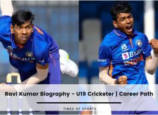 Ravi Kumar U19 Cricketer