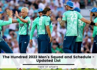 The Hundred 2022 Men's Squad and Schedule