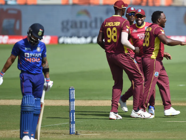 Virat Kohli dismissal in ODI series vs West Indies