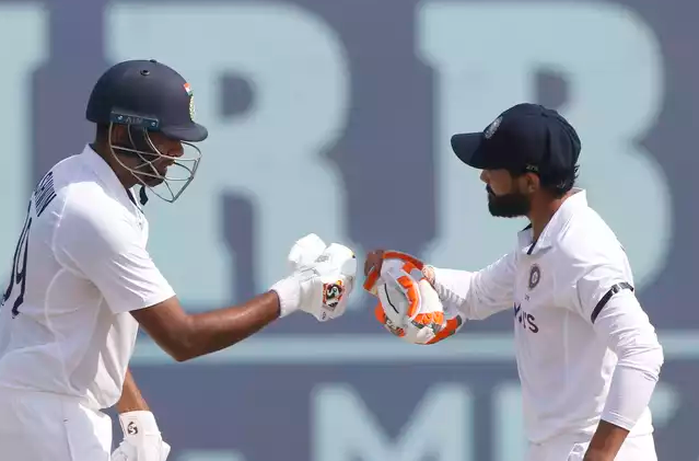 Ashwin and Jadeja scored a 130 runs partnership in the 1st Test vs Sri Lanka