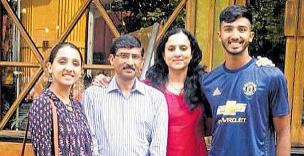 Devdutt Padikkal Family