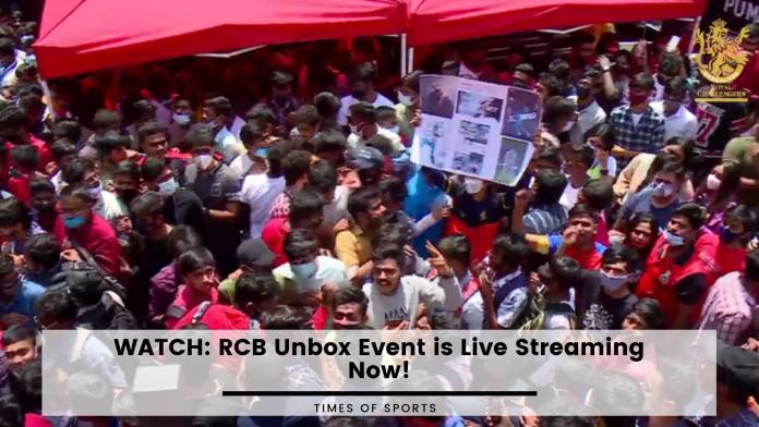 RCB Unbox event live