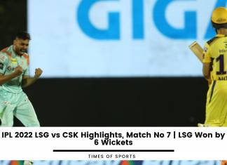 IPL 2022 LSG vs CSK Highlights
