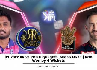 IPL 2022 RR vs RCB Highlights