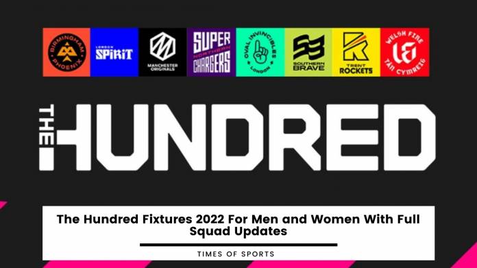 The Hundred Fixtures 2022
