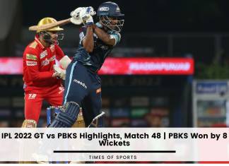 IPL 2022 GT vs PBKS Highlights