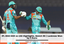 IPL 2022 KKR vs LSG Highlights