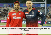 IPL 2022 RCB vs PBKS Highlights