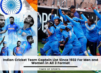 Indian Cricket Team Captain List