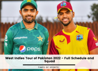 West Indies Tour of Pakistan 2022