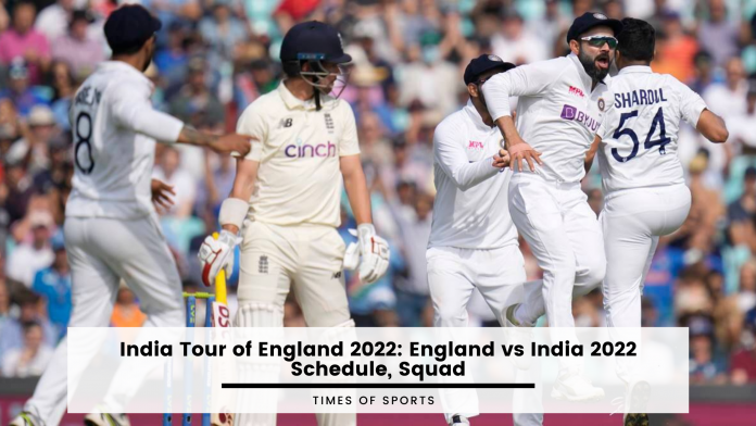India Tour of England 2022