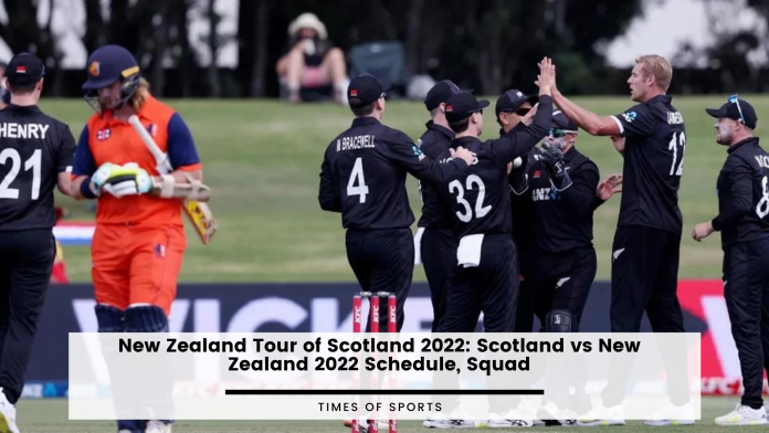 New Zealand tour of Scotland 2022
